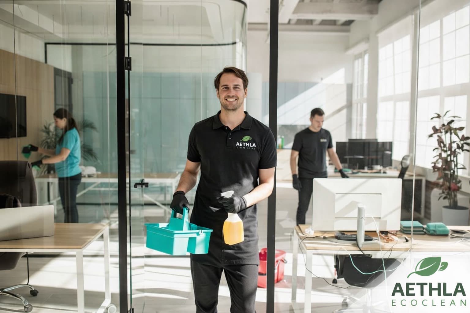 Aethla cleaning hero